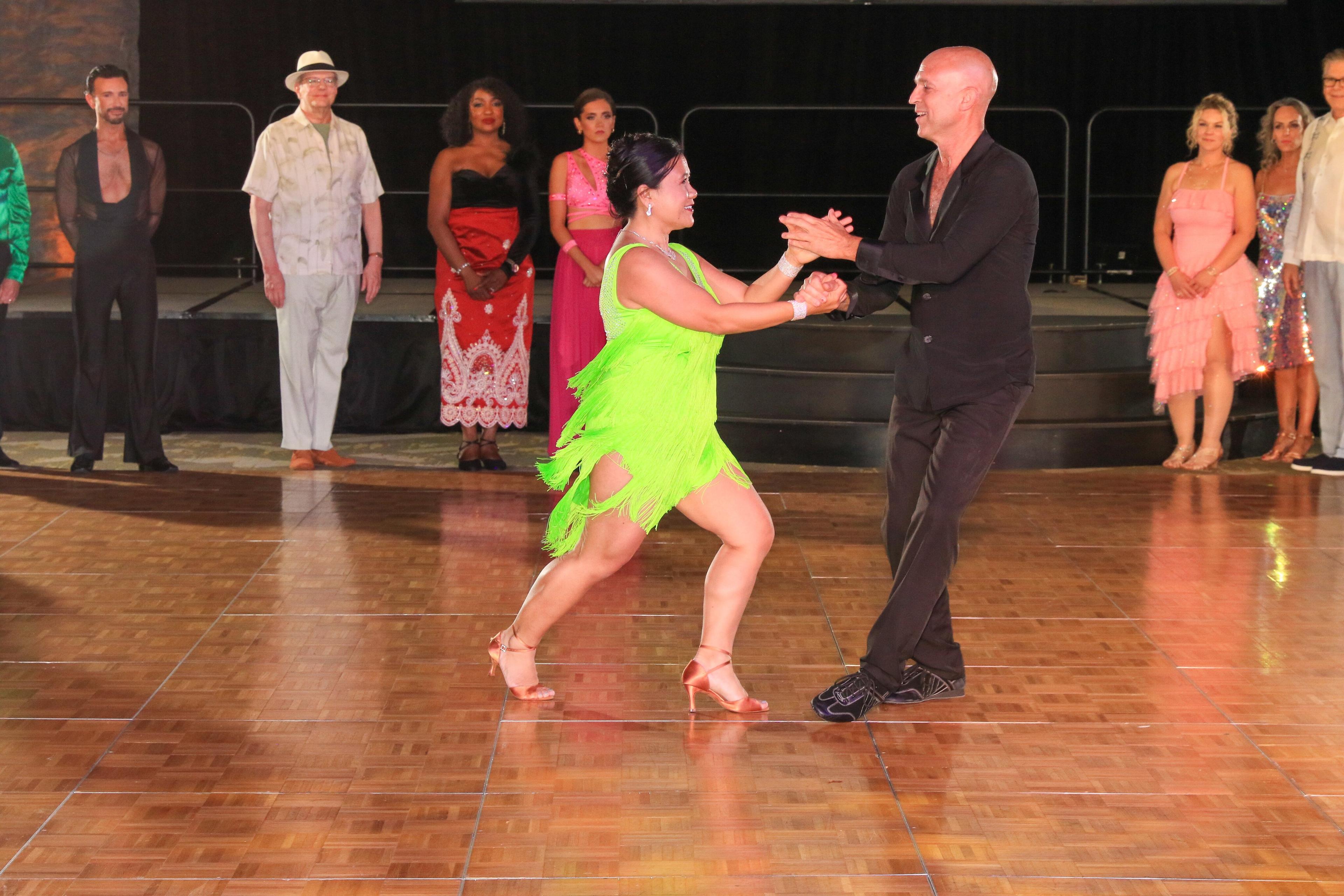 Dancers performing at Let's Dance Louisville